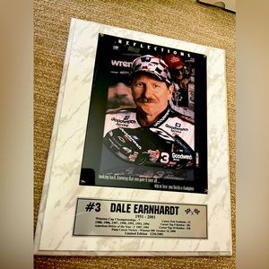 Dale Earnhardt limited edition plaque